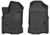 Husky Liners 2019 Ford Ranger SuperCrew Cab & SuperCab WeatherBeater Black Floor Liners - 13411