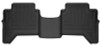 Husky Liners 2019 Ford Ranger SuperCrew Cab X-Act Contour Black Floor Liners (2nd Row) - 54711