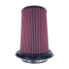 Injen 8-Layer Oiled Cotton Gauze Air Filter 5in Flange ID 8in Base/ 7.9in Height/ 5.3in Inertia Top - X-1116-BR