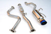 Invidia 92-99 Honda Civic EX/SI Models Only Coupe 60mm (101mm tip) Titanium Tip Cat-Back Exhaust - HS92HC2GTT Photo - Primary