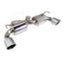 Remark Nissan 370Z V2 Y-Back Axle Back Exhaust w/Stainless Steel Double Wall Tip + Center Pipe - RK-C2063N-01 User 1