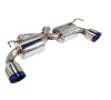 Remark Nissan 370Z V2 Y-Back Axle Back Exhaust w/Burnt Stainless Steel Double Wall Tip + Center Pipe - RK-C2063N-01P User 1