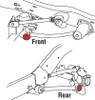 SPC Performance Front/Rear Lower Control Arm xAxis Joint Jeep 07-14 Wrangler / 93-98 Grand Cherokee - 15620 Photo - Unmounted