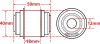 SPC Performance X Axis Sealed Flex Joint for Mustang Cobra - 15645 Photo - Unmounted