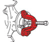 SPC Performance YOKE FOR 498 - 498-1 Photo - Unmounted