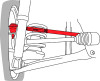 SPC Performance 01-08 Ford Escape/Mazda Tribute Rear Adjustable Camber Arm (+/-2.0deg.) - 67285 Photo - Unmounted