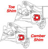 SPC Performance Fiat Rear Camber and Toe Shim Set (24 Shims) - 71770 Photo - Unmounted