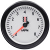 Autometer Stack Sport 88mm 0-8K RPM Tachometer - White - ST100-08W Photo - Primary