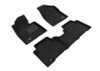 3D Maxpider 13-18 Hyundai Santa Fe Sport Elegant 1st 2nd Row - Floor Mat Set (Black) - L1HY01704709 Photo - Primary