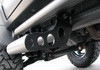 N-Fab 21-22 Ford Bronco 2 dr Gas SRW RKR Step System - Wheel 2 Wheel - 1.75in - Tex. Black - F212BRKRS2 Photo - Mounted