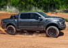 N-Fab 2022 Nissan Frontier CC (All Beds) SRW RKR Rails - Cab Length - 1.75in - Tex. Black - N224RKRCC Photo - lifestyle view