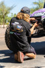 Rigid Industries x SHREDDY 360-Series 4in Lights w/Wt Bcklght (2) + 6 Covers (2 Pink/2 Teal/2 Blk) - 36117-SHREDDY Photo - Mounted