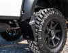 Bushwacker 11-16 Ford F250/350 Super Duty Rear Mud Flaps (Fits Pocket Style Flares) - MUD-20084 Photo - Mounted