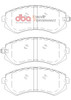 DBA 90-96 Nissan 240SX w/ABS XP Performance Front Brake Pads - DB1148XP Photo - out of package