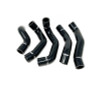 Torque Solution 13-17 Hyundai Veloster 1.6 Turbo Silicone Radiator Hose Kit - Black - TS-CH-729BK Photo - Primary