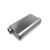 Ticon Industries 17in Overall Length 3in Thin Oval Titanium Muffler - 3in Offset In/Offset Out - 116-07623-0230 User 1