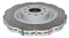 DBA 12-13 Volkswagen Golf R 2.0L Front 4000 Series Cross Drilled Rotor w/Silver Hat - 42808WSLVXD Photo - out of package
