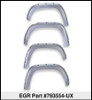 EGR 19-22 Ford Ranger Painted To Code Ingot Traditional Bolt-On Look Fender Flares Silver Set Of 4 - 793554-UX Thumbnail