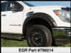 EGR 17-23 Nissan Titan Traditional Bolt-On Look Fender Flareswith Fender Badge Set Of 4 - 796014 Thumbnail