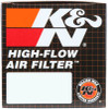 K&N 1-3/4in FLG 4 X 2-7/8in B 3 X 2in T 2-3/4in L (2 PER BOX) Universal Clamp-On Air Filter - RC-2452 Photo - in package