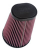 K&N Universal Round Clamp-On Air Filter 4-1/2in FLG, 5-7/8in B, 3-1/4in X 4-1/2in T, 8in H - RU-1021 Photo - Primary