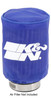 K&N Air Filter Wrap- Blue - RU-1280DB Photo - lifestyle view