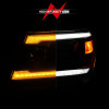 ANZO 09-20 Nissan Frontier Black Projector Plank Style DRL w/ Switchback & Sequential LED DRL - 111597 Photo - Unmounted