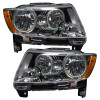 Oracle 11-13 Jeep Grand Cherokee Pre-Assembled Halo Headlights (Non HID) Chrome - UV/Purple - 7070-007 Photo - in package