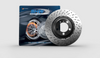 SHW 2021 BMW M3 / 21-22 BMW M4 (Base/Competition) Right Front Cross-Drilled Lightweight Brake Rotor - BFR43852 User 1