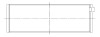 ACL BMW N20B20 / N26B20 2.0L Inline Race Series Standard Size Conrod Rod Bearing Set - 4B1584HX-STD Technical Drawing