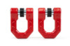 DV8 Offroad Elite Series D-Ring Shackles - Pair (Red) - UNSK-01RD Photo - Unmounted