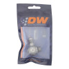 DeatschWerks 6AN ORB Male to 6AN Male Flare Low Profile 90-Degree Swivel - Anodized DW Titanium - 6-02-0415 Photo - lifestyle view