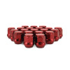 Mishimoto Steel Acorn Lug Nuts M12 x 1.5 - 20pc Set - Red - MMLG-AC1215-20RD User 1