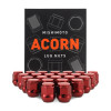 Mishimoto Steel Acorn Lug Nuts M12 x 1.5 - 24pc Set - Red - MMLG-AC1215-24RD Photo - Primary