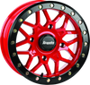 DragonFire Racing Typhon Wheel 15X7 4/137 5+2 +10 Machined Red - 523206 User 3