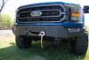 Fishbone Offroad 2021+ F150 Pelican Winch Plate Only (Fits FB22366) - Black Texture - FB22393 Photo - lifestyle view