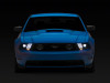 Raxiom 10-12 Ford Mustang LED Projector Headlights SEQL Turn Signals- Blk Housing (Clear Lens) - 426685 Photo - Close Up