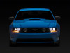 Raxiom 10-12 Ford Mustang LED Projector Headlights SEQL Turn Signals- Blk Housing (Clear Lens) - 426685 Photo - Close Up