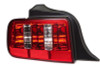 Raxiom 05-09 Ford Mustang Coyote Tail Lights- Chrome Housing - Red/Clear Lens - 49123 Photo - Close Up