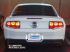 Raxiom 10-12 Ford Mustang Aero Tail Lights- Blk Housing (Smoked Lens) - 49145 Photo - Close Up