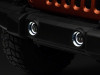 Raxiom 07-23 Jeep Wrangler JK & JL Axial Series Halo LED Fog Lights- Amber - J130812 Photo - Close Up