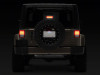 Raxiom 07-18 Jeep Wrangler JK Axial Series License Plate Bracket w/ LED Brake Light - J132759 Photo - Close Up