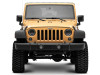 Raxiom 07-18 Jeep Wrangler JK Axial Spider LED Headlights w/Angel Eye Halo- Blk Housing (Clear Lens) - J152602 Photo - Close Up