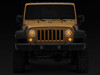 Raxiom 07-18 Jeep Wrangler JK Axial Spider LED Headlights w/Angel Eye Halo- Blk Housing (Clear Lens) - J152602 Photo - Close Up