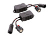 Raxiom 18-23 Jeep Wrangler JL Axial Series 9-In LED Headlights- Blk Housing (Clear Lens) - J164371 Photo - Close Up