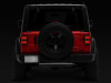 Raxiom 18-23 Jeep Wrangler JL Axial Series Linear LED Tail Lights- Blk Housing (Smoked Lens) - J170483 Photo - Close Up