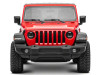 Raxiom 18-23 Jeep Wrangler JL Axial Series 9-In Angel Eye LED Headlights- Blk Housing (Clear Lens) - J171705 Photo - Close Up