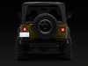 Raxiom 76-06 Jeep CJ7 Wrangler YJ & TJ Gladiator LED Tail Lights- Blk Housing (Smoked Lens) - J177410 Photo - Close Up