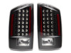 Raxiom 07-08 Dodge RAM 1500 LED Tail Lights- Blk Housing (Clear Lens) - R110152 Photo - Close Up