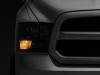 Raxiom 09-18 Dodge RAM 1500 Axial Series Euro Style Headlights w/ Dual Bulb Blk Housing (Clear Lens) - R118016 Photo - Close Up